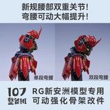 107 RG Sinanju Movable Wasit crotch Frame Parts (Kits not included)