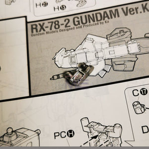 CA Bandai Gundam X Mg Moonlight D6 Metal Parts