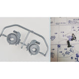 CA Bandai WarGreymon C1-3 C2-3 A1-5 A1-6 Metal Parts