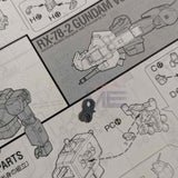 CA Bandai Gundam MG 00Q A16 F13 F14 H19 H20 I1-18 Parts