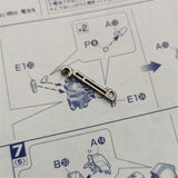 CA MG Luna Zaku D9 D10 J1 Metal Parts